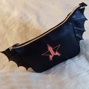 JEFFREE STAR BLACK & PINK BEAUTY BAG/MAKE UP BAG